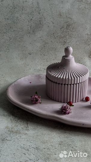 Декор из гипса поднос шкатулка