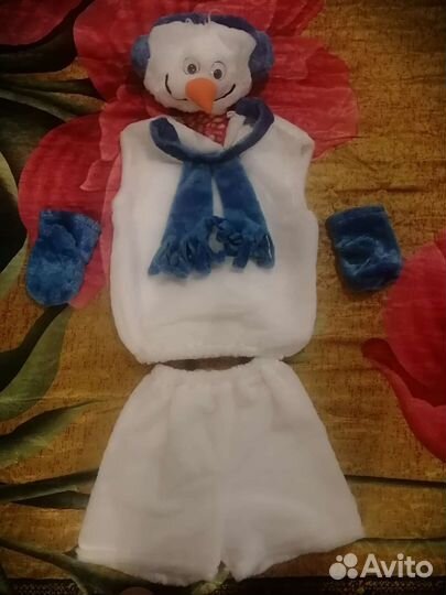 Новогодний костюм снеговика для мальчика