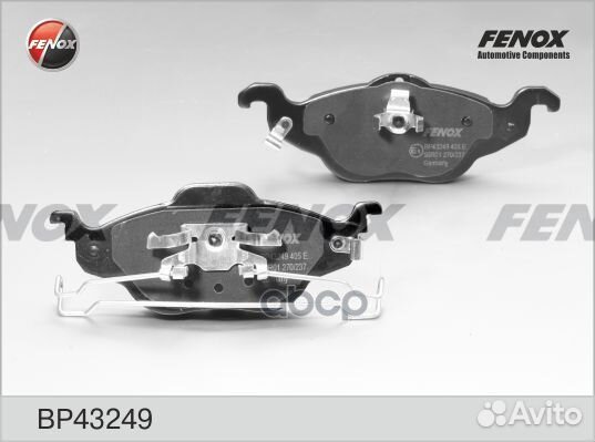 Колодки передние opel Astra F/G all -ABS fenox