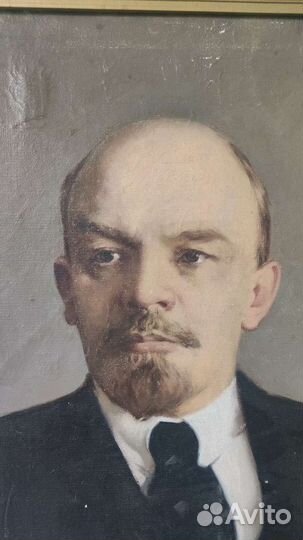 Портрет Ленина В.И. на холсте