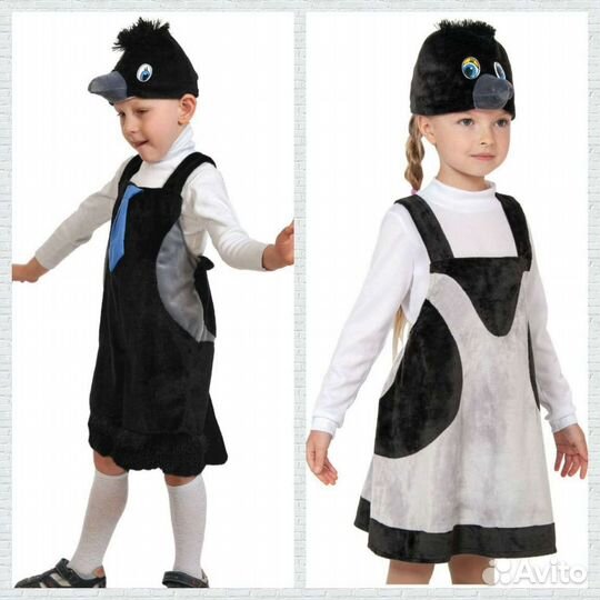 Карнавальный костюм Аист Ворона Солнце Сова Дятел