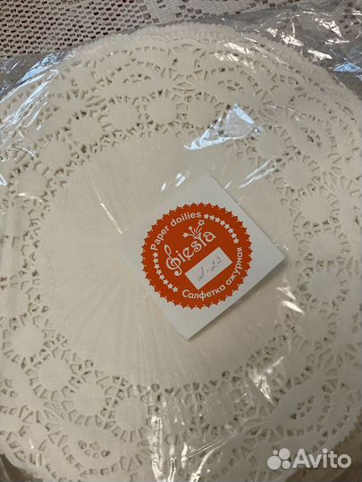 Салфетки бумажные сервировочные для выпечки