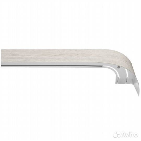 Карниз шинный 2-рядный уют Спарта 300см белый дуб