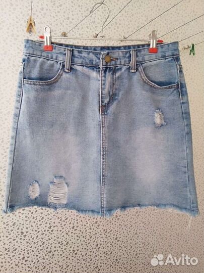 Юбка джинсовая