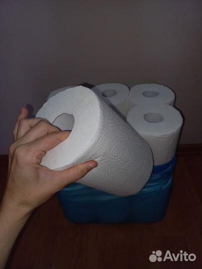 Бумажные полотенца в рулоне