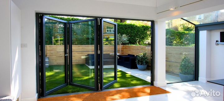 Алюминиевые двери офисные под ключ