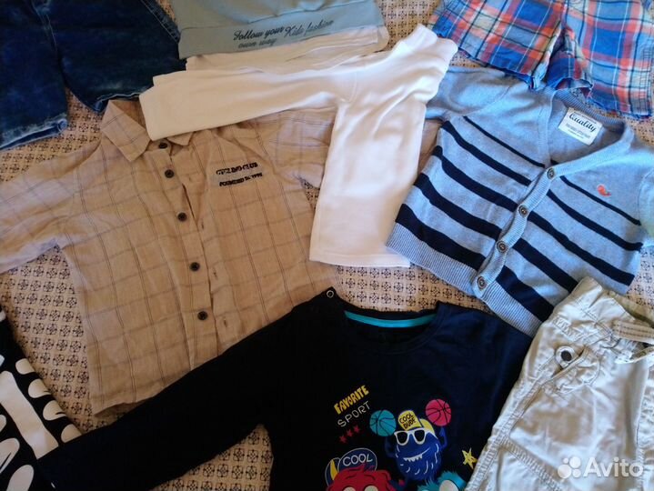 Пакет вещей на мальчика 86 92