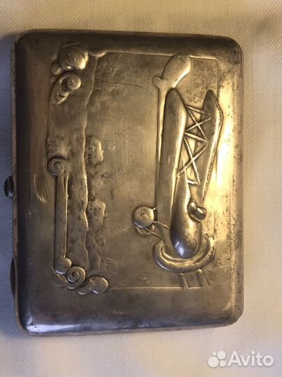 Портсигар серебряный СССР