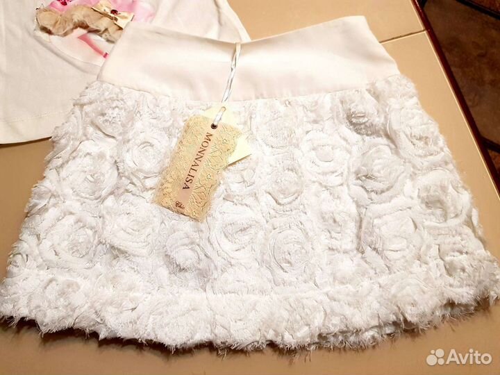 Monnalisa chic новая юбка. Италия