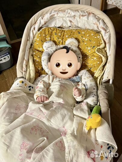 Матрасик-вкладыш в шезлонг/электрокачели