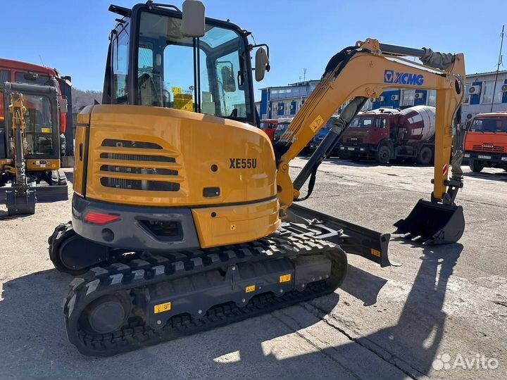 Мини-экскаватор XCMG XE55U, 2023