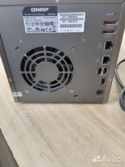Сетевое или архивное хранилище qnap TS-412+8тб