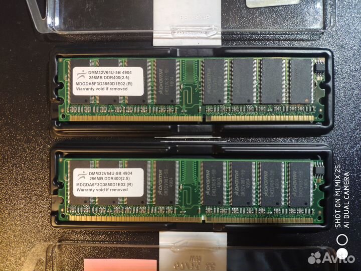 Оперативная память DDR/ DDR2/ DDR3 (dimm, SO-dimm)