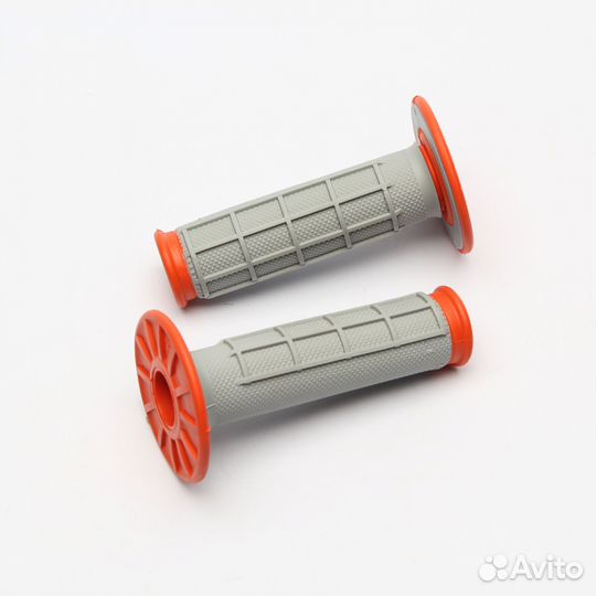 Грипсы Renthal MX Dual Compound 1/2 Waffle (Оранже