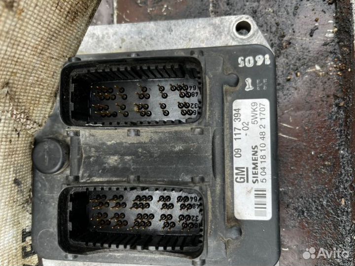 Блок управления двигателем Opel Astra G 1.8