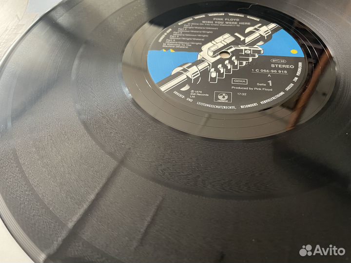 Pink Floyd Wish You Were Here оригинал
