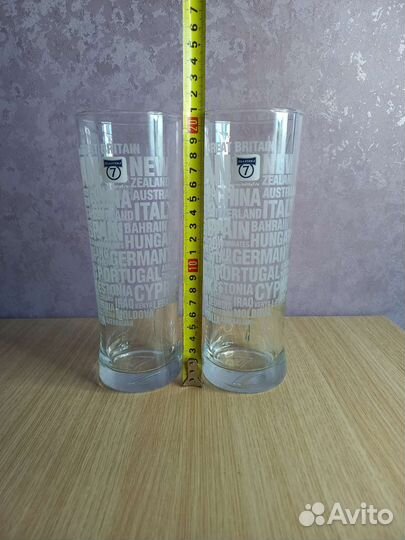 Бокалы пивные Балтика 7, объем 0,5