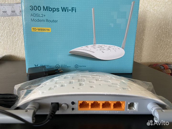 Роутер adsl2+ TP-link TD-W8961N, модем, Wi Fi