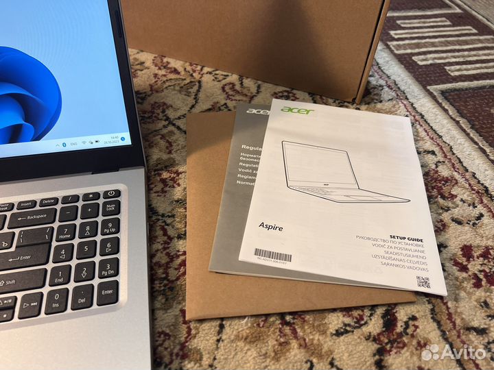 Новый Ноутбук Acer 11gen i3-1115g4/8гб/256гб ssd