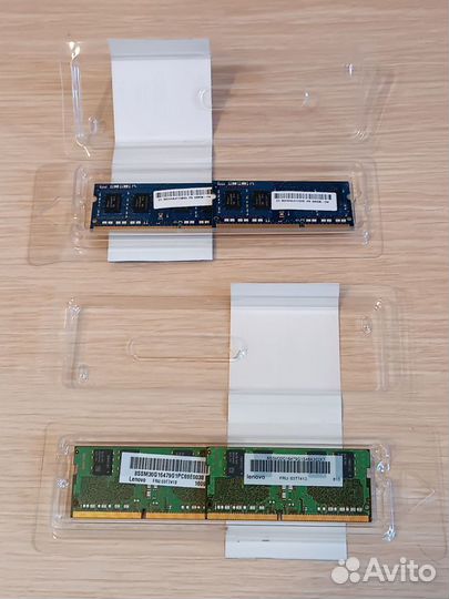 Sodimm Samsung DDR4 2*4Gb, Hynix DDR3L 2*4Gb