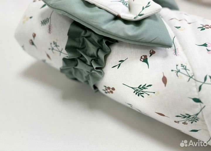 Конверт-одеяло на выписку осень-весна