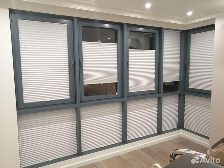 Шторы плиссе, выезд замерщика - бесплатно