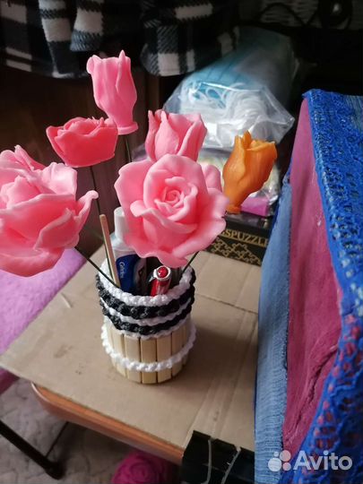 Мыло ручной работы букеты, кусочи