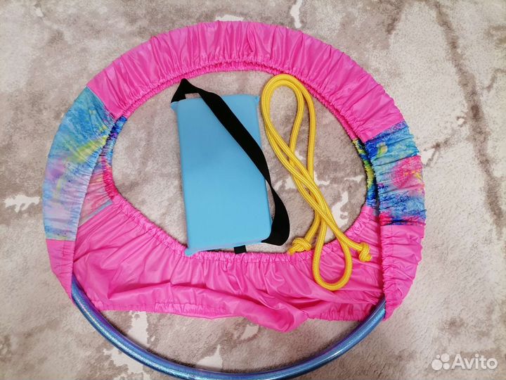 Обруч, скакалка, подушка для растяжки, чехол