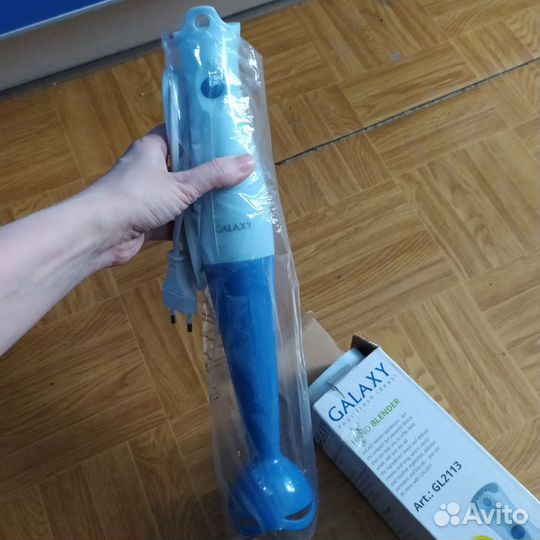 Блендер погружной galaxy новый