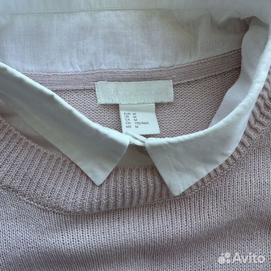 Кофта с рубашкой 