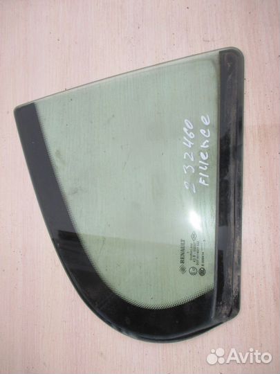 Стекло двери задней правой (форточка)