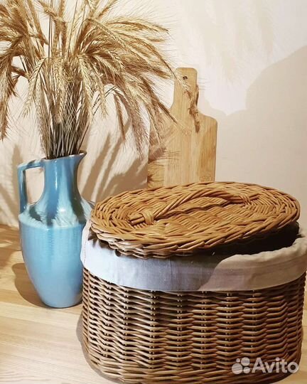 Хлебница плетеная