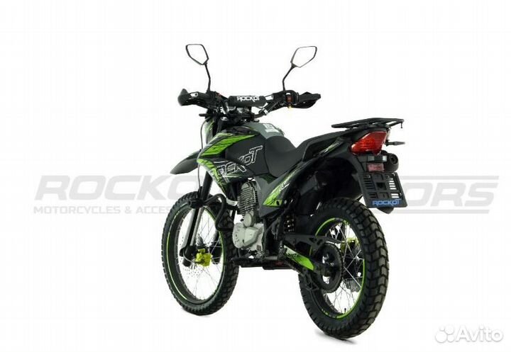 Мотоцикл rockot XR250 (черный/зеленый, 21/18, ЭПТС