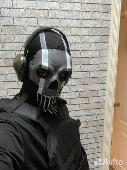 Маска госта из call of duty