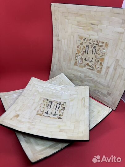 Тарелки с перламутром