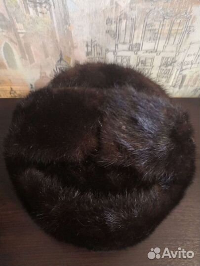 Норковая шапка мужская(обманка)