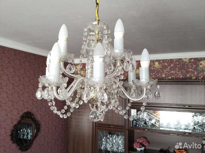 Люстра хрустальная богемия чехия