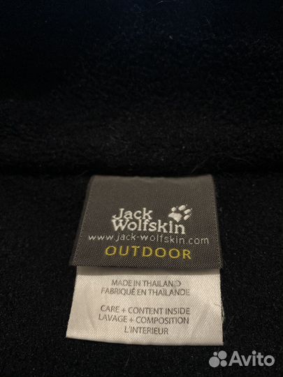 Флисовый подклад Jack Wolfskin