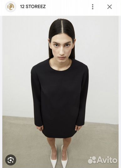 12 storeez черное платье