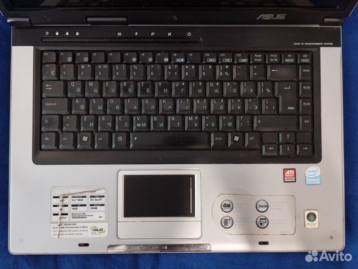 Ноутбук Asus X50VL (рабочий, с нюансами)