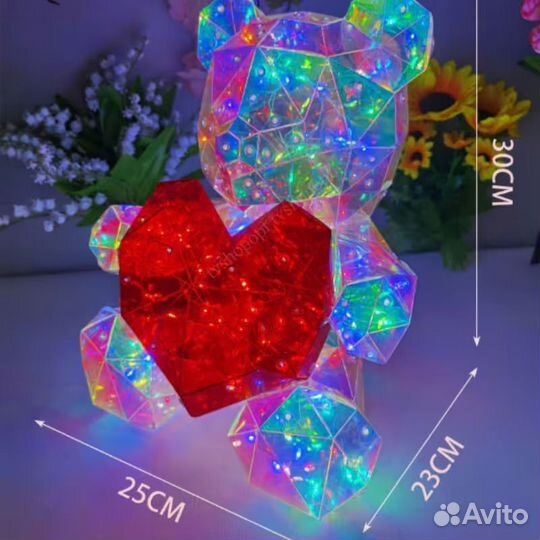 Светильник ночник медведь