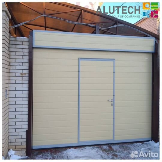 Секционные ворота alutech