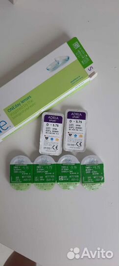 Линзы контактные