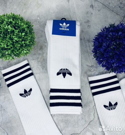 Носки Adidas оригинал белые