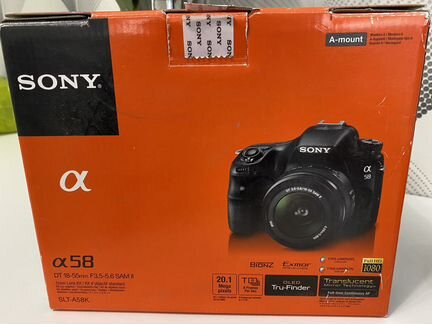 Зеркальный фотоаппарат sony a58