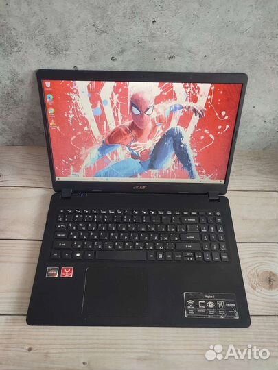 Мощный Acer ryzen 8ядер-поток 5-3500U/12GB/SSD-512