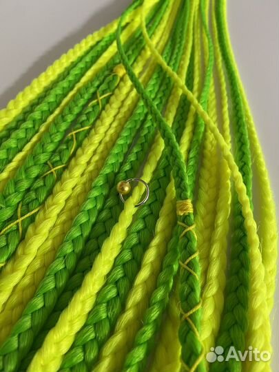 Изготовление комплектов кос для вплетения