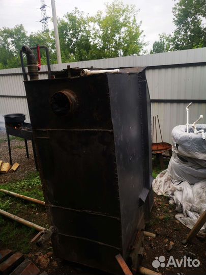 Твердотопливный котел длительного горения бу