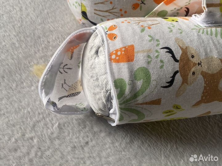 Подушка валик, позиционер для новорожденных