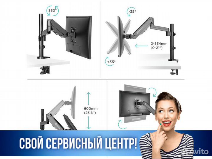 Кронштейн для мониторов Onkron G70